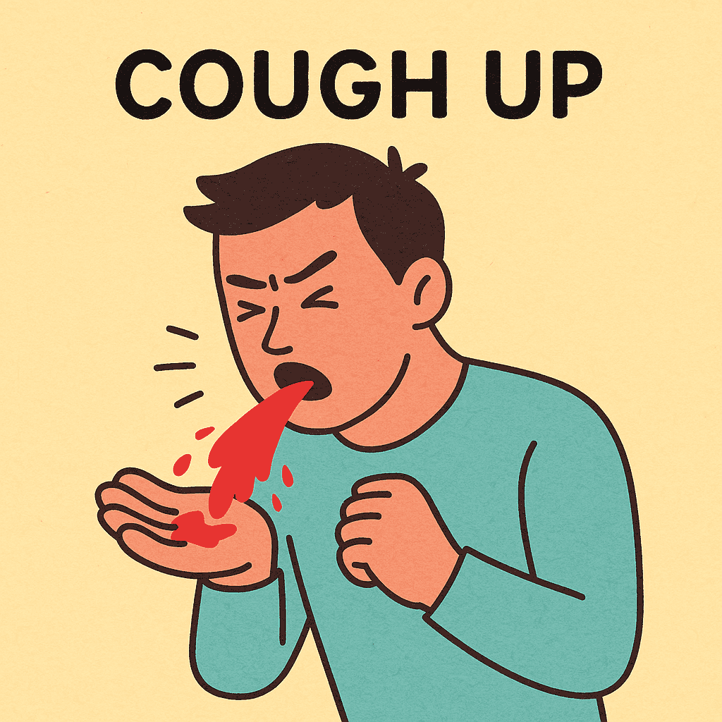 cough up meaning and examples thumbnail