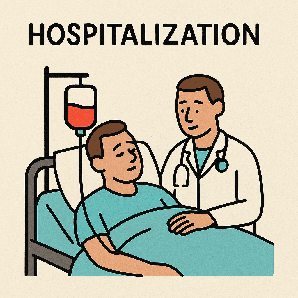hospitalization meaning and examples thumbnail