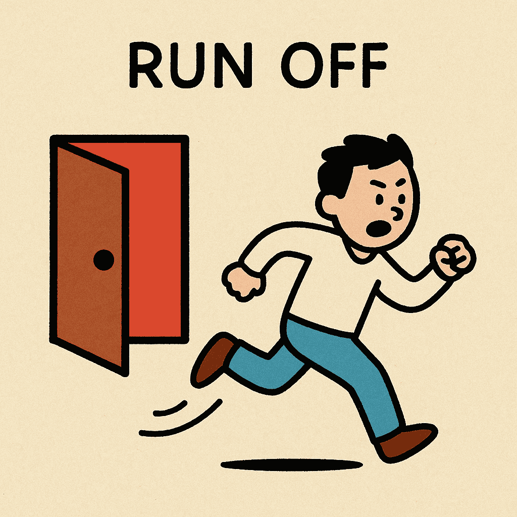 run off meaning and examples thumbnail