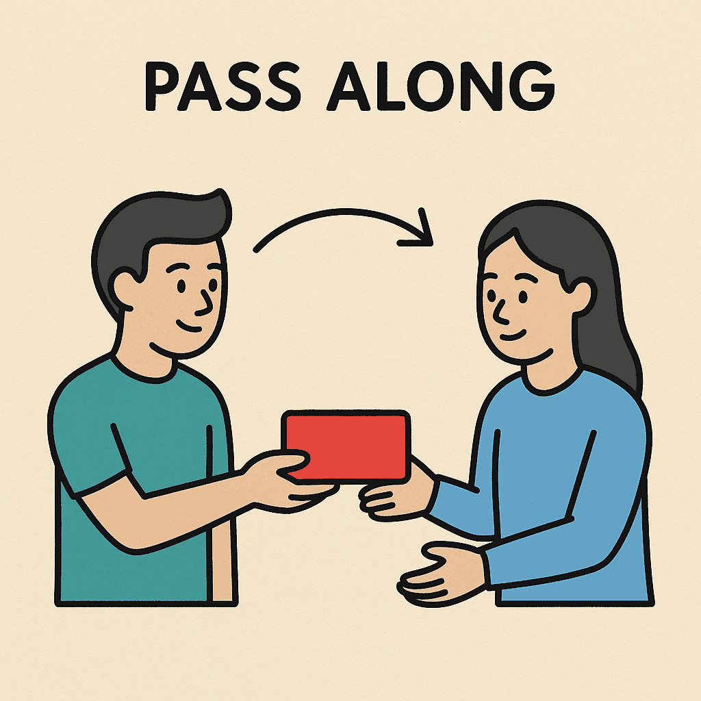 pass along meaning and examples thumbnail