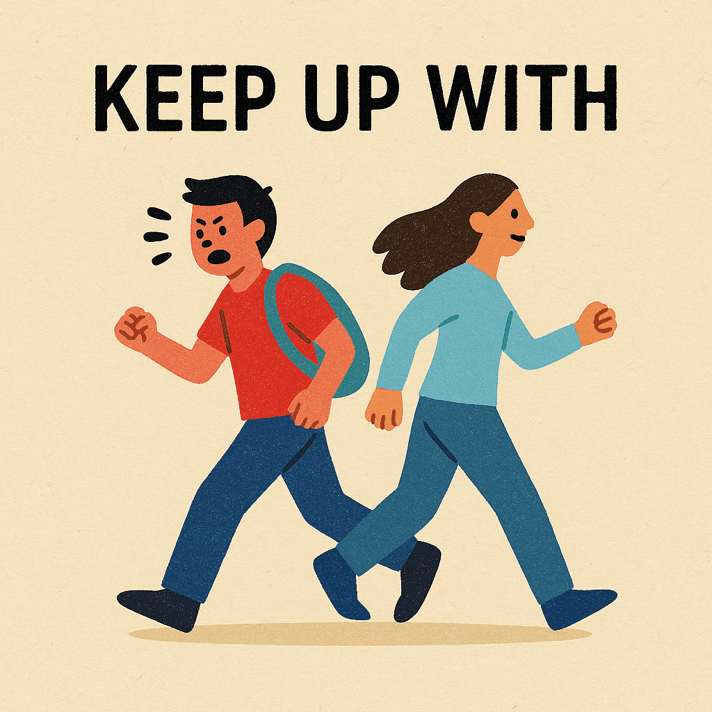 keep up with meaning and examples thumbnail