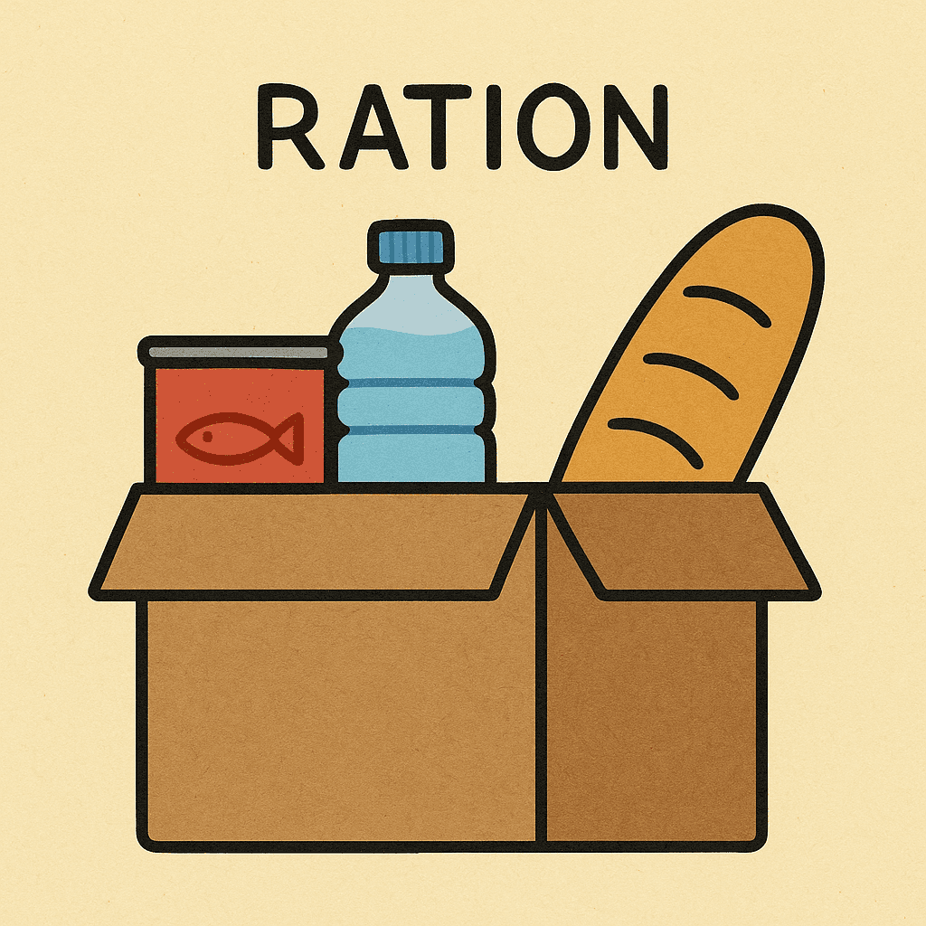 ration meaning and examples thumbnail