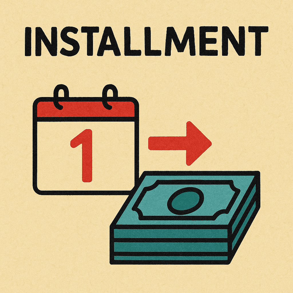 installment meaning and examples thumbnail