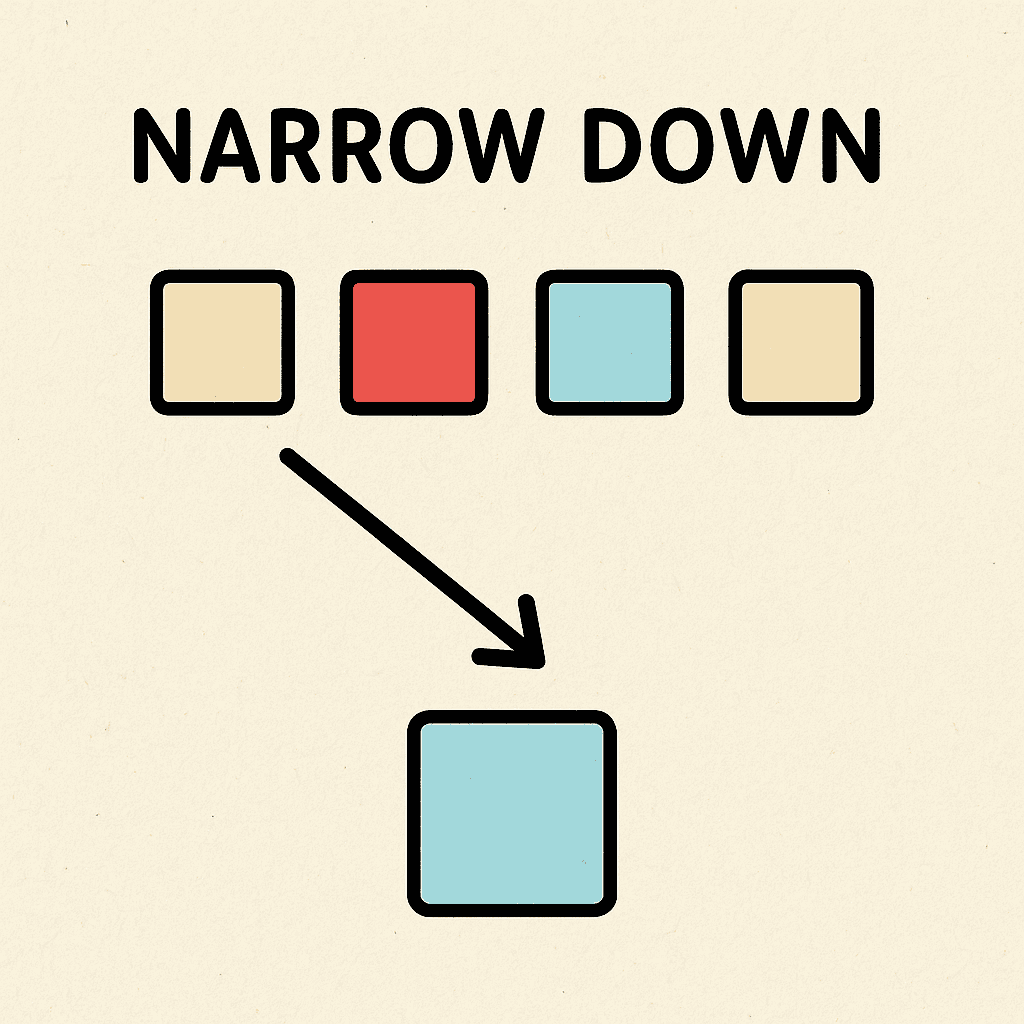 narrow down meaning and examples thumbnail