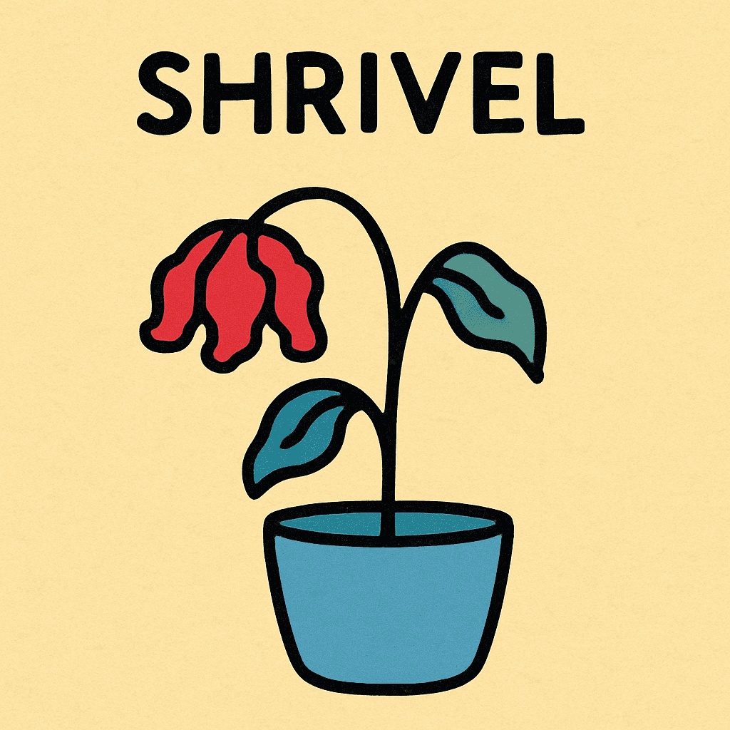 shrivel meaning and examples thumbnail