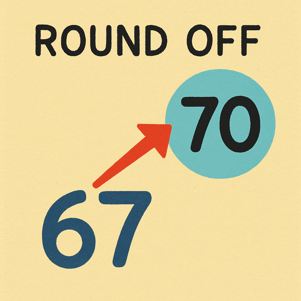 round off meaning and examples thumbnail