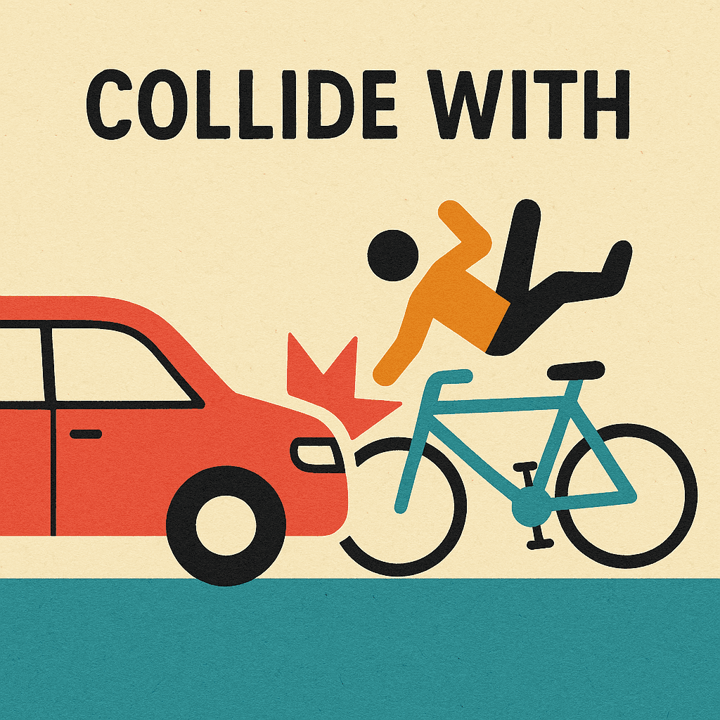 collide with meaning and examples thumbnail