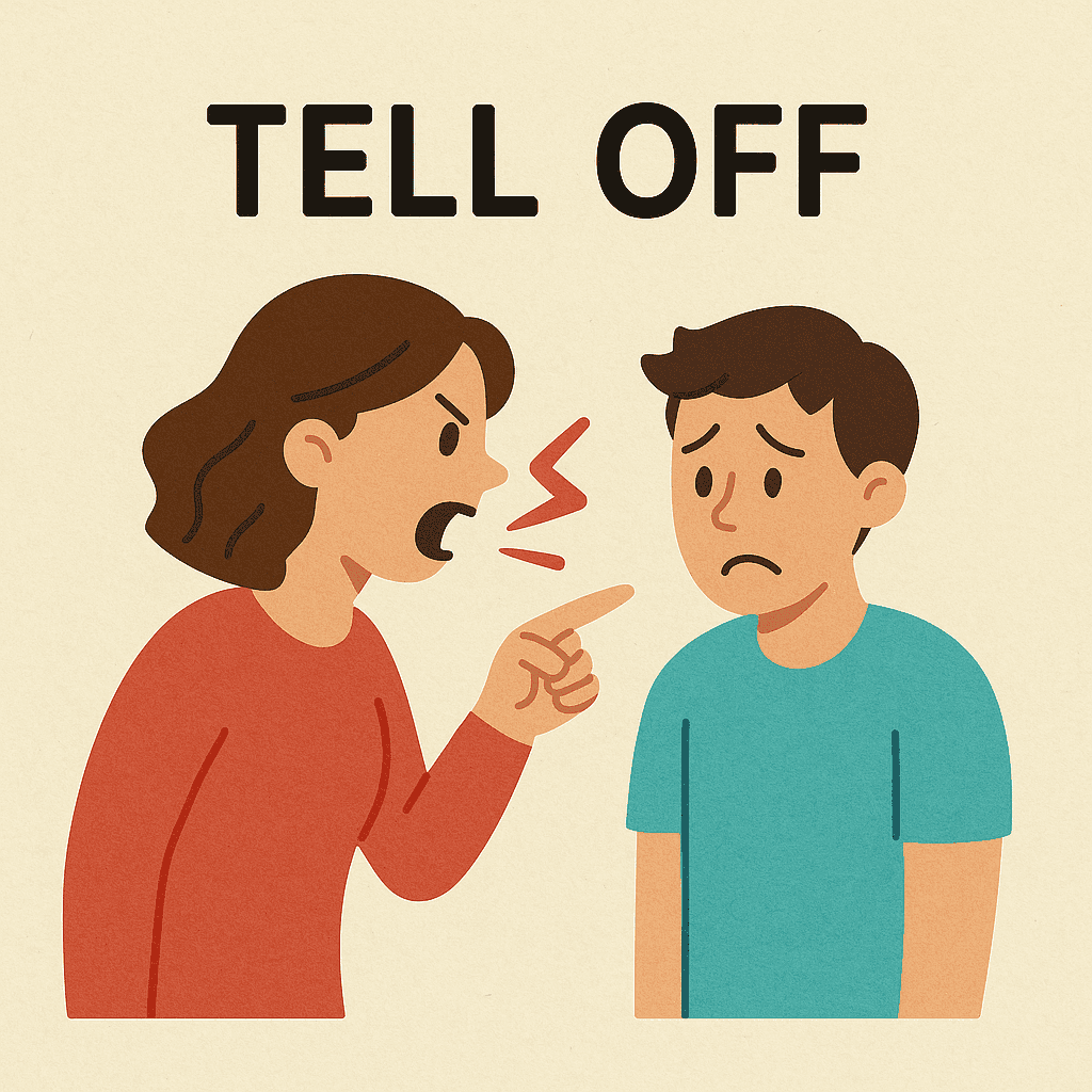 tell off meaning and examples thumbnail