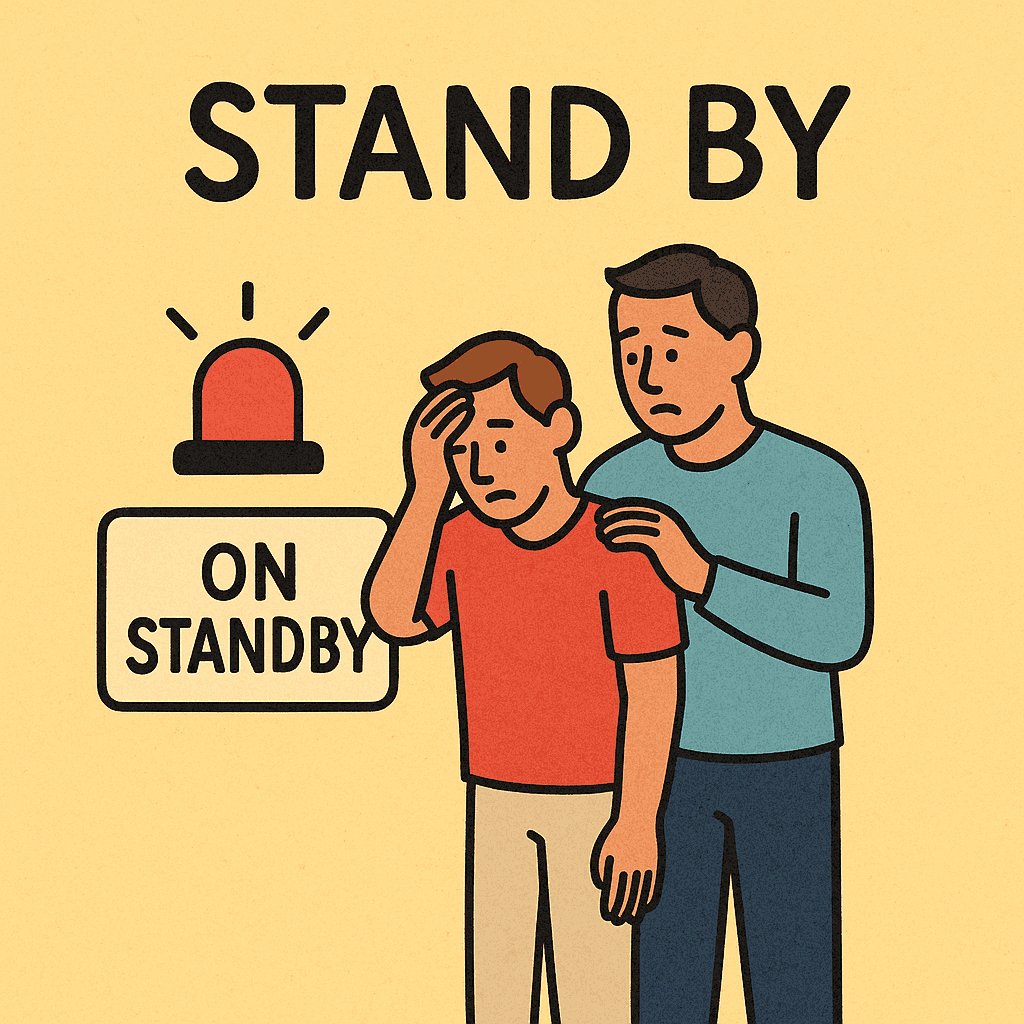 stand by meaning and examples thumbnail