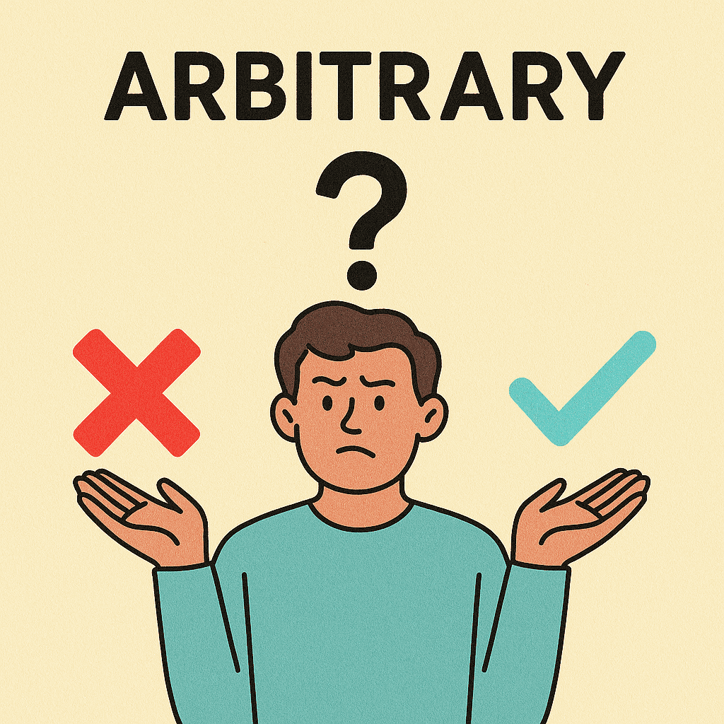 arbitrary meaning and examples thumbnail
