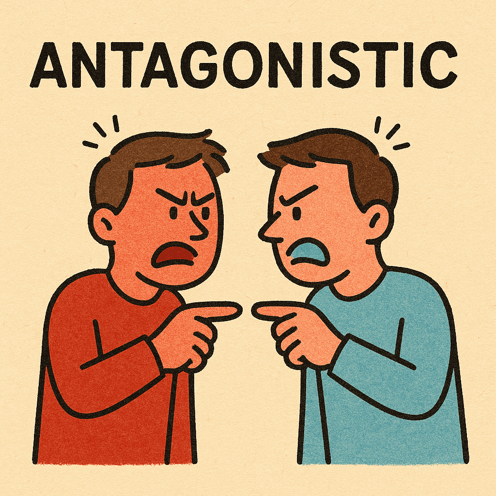 antagonistic meaning and examples thumbnail