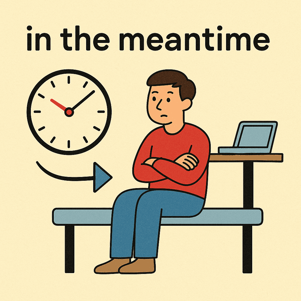 in the meantime meaning and examples