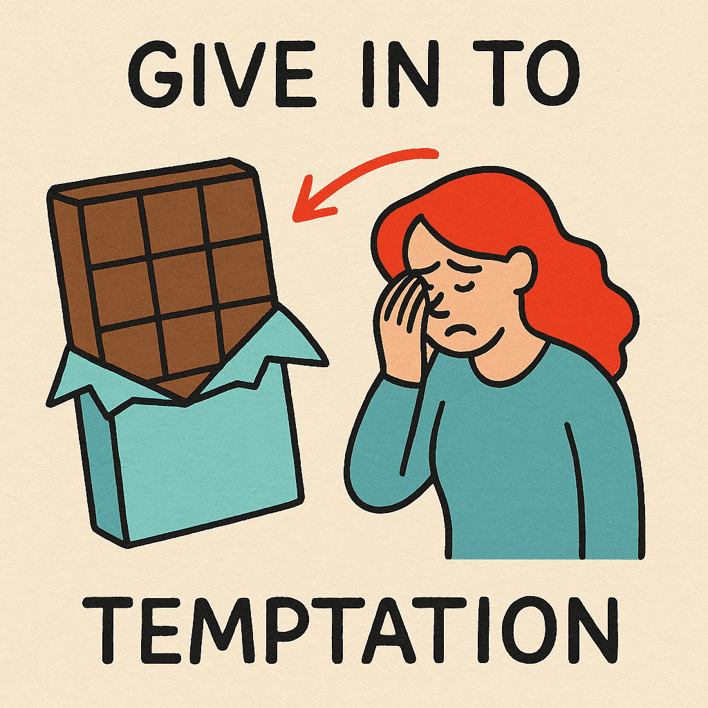 give in to meaning and examples thumbnail