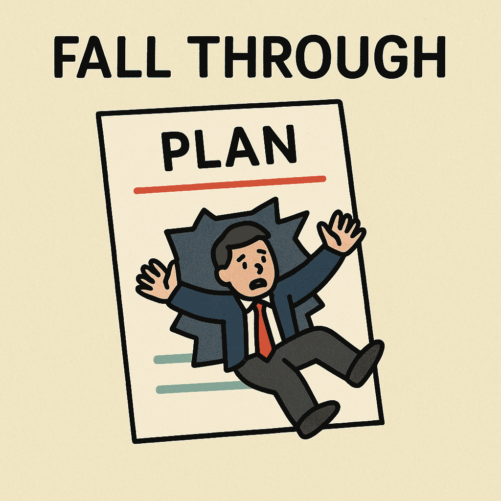 fall through meaning and examples thumbnail