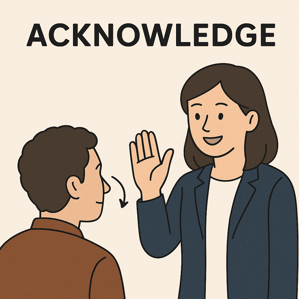 acknowledge meaning and examples thumbnail