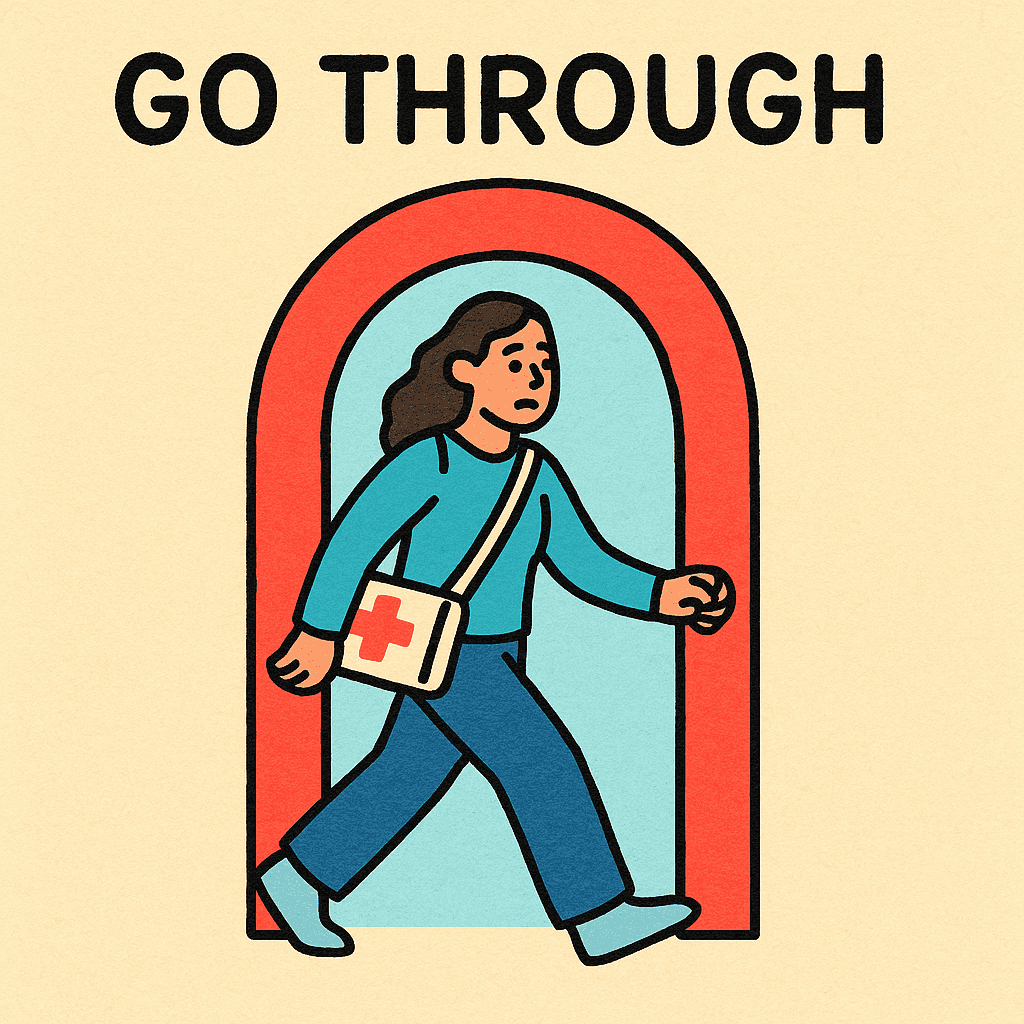 go through meaning and examples thumbnail
