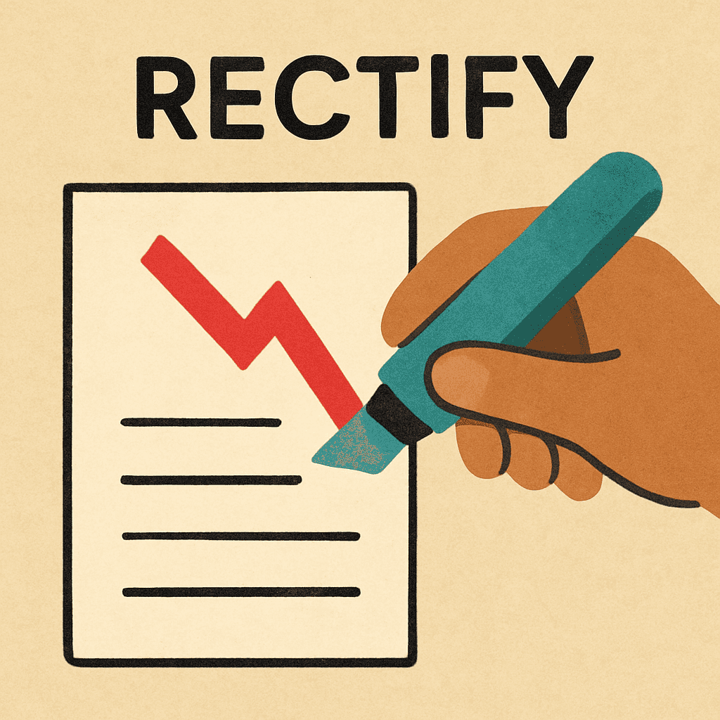 rectify meaning and examples thumbnail