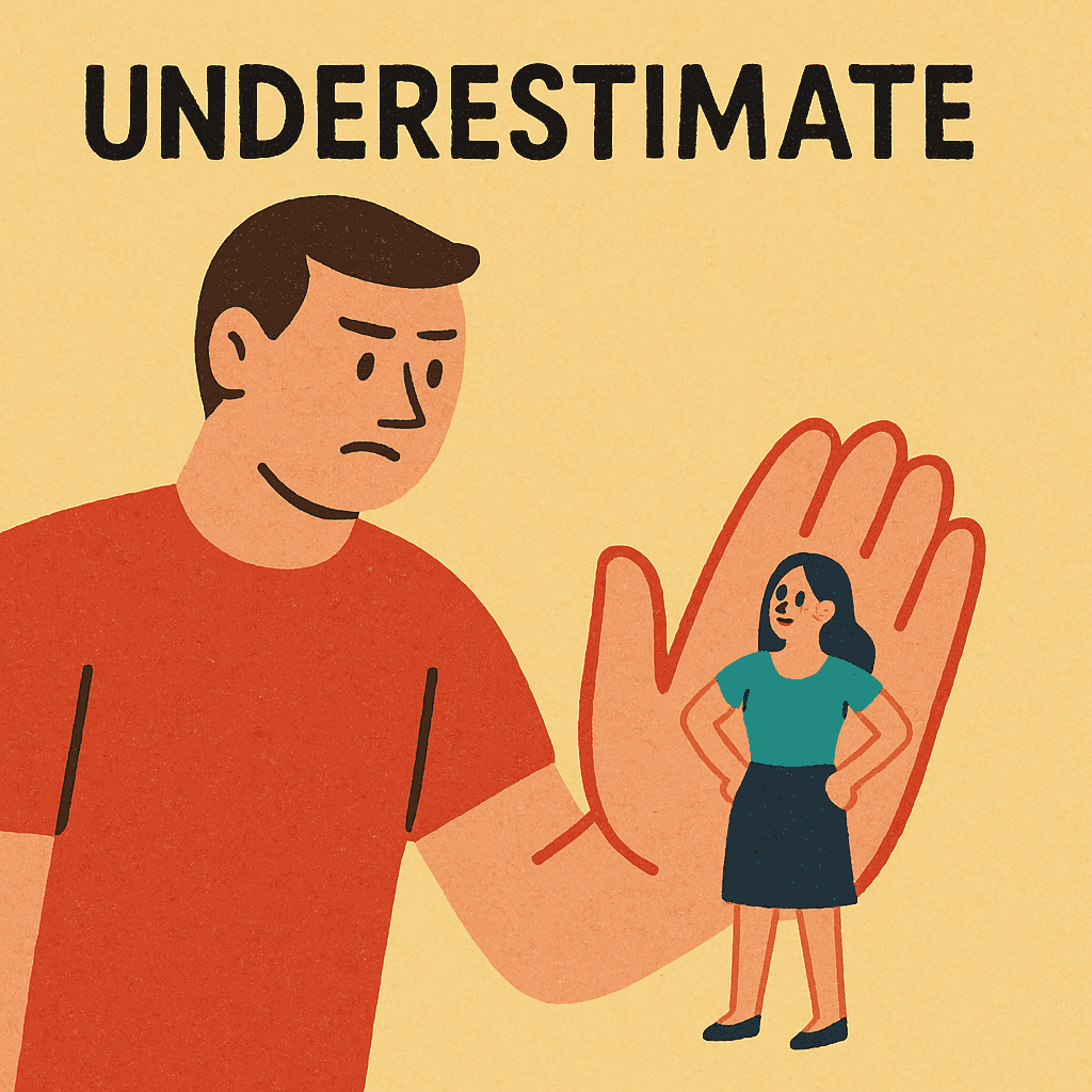 underestimate meaning and examples thumbnail