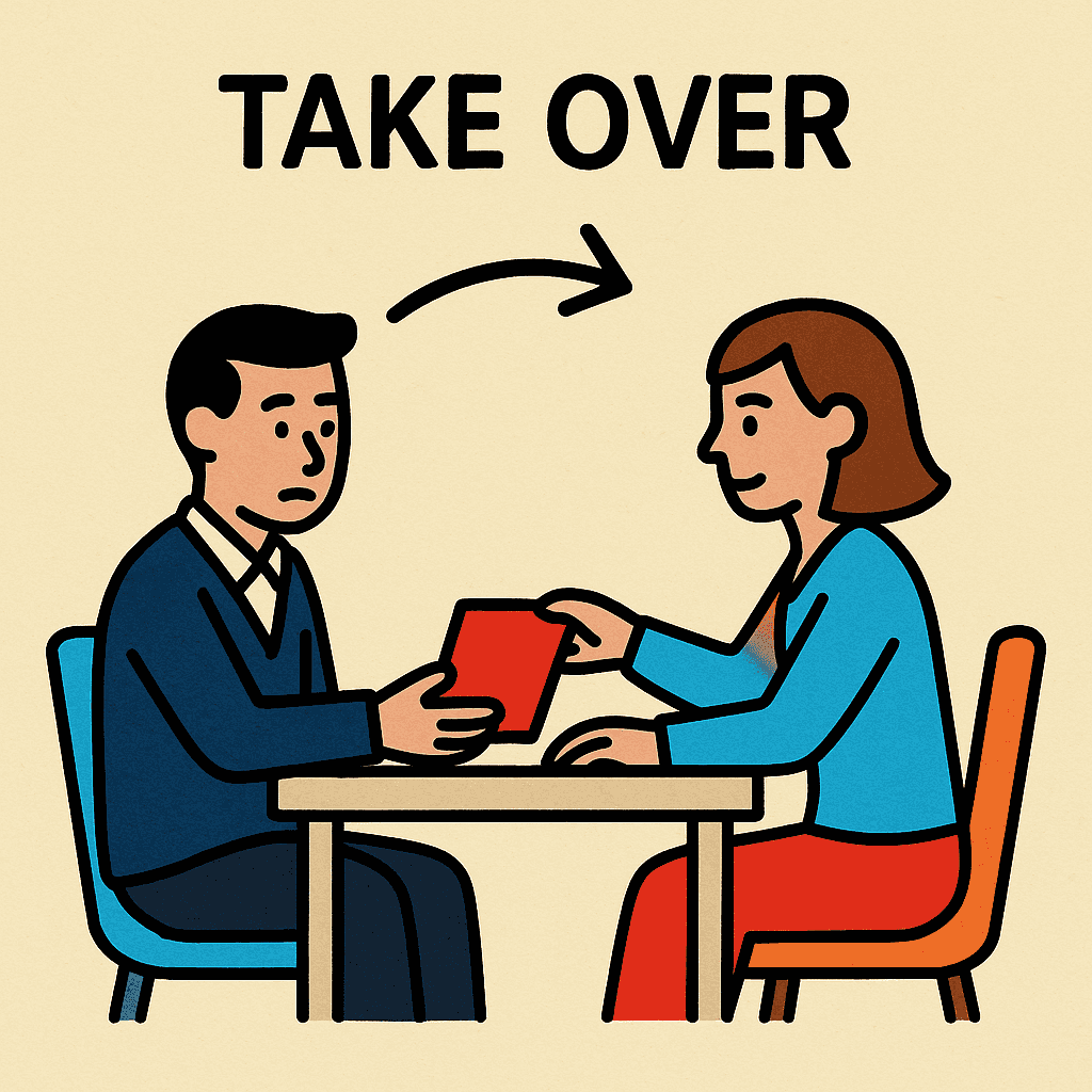 take over meaning and examples thumbnail