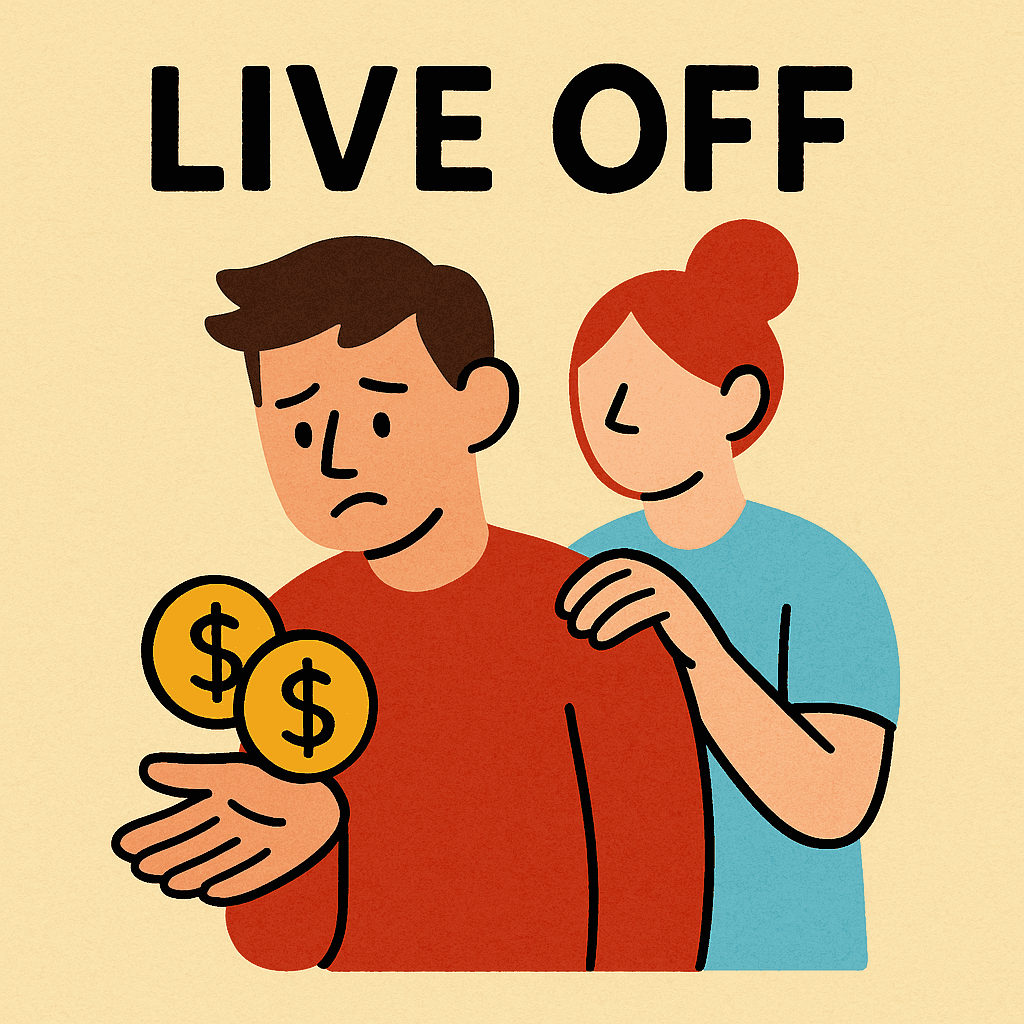 live off meaning and examples thumbnail