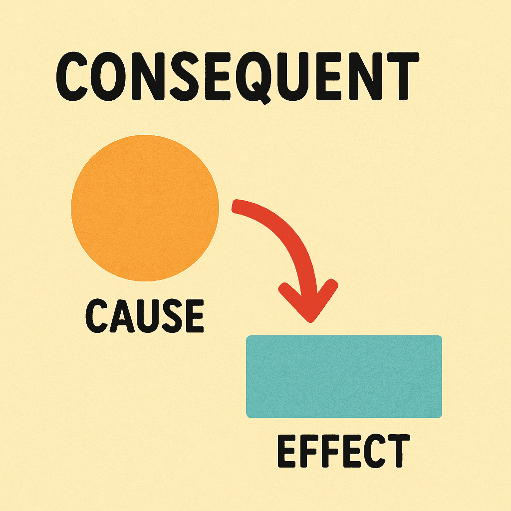 consequent meaning and examples