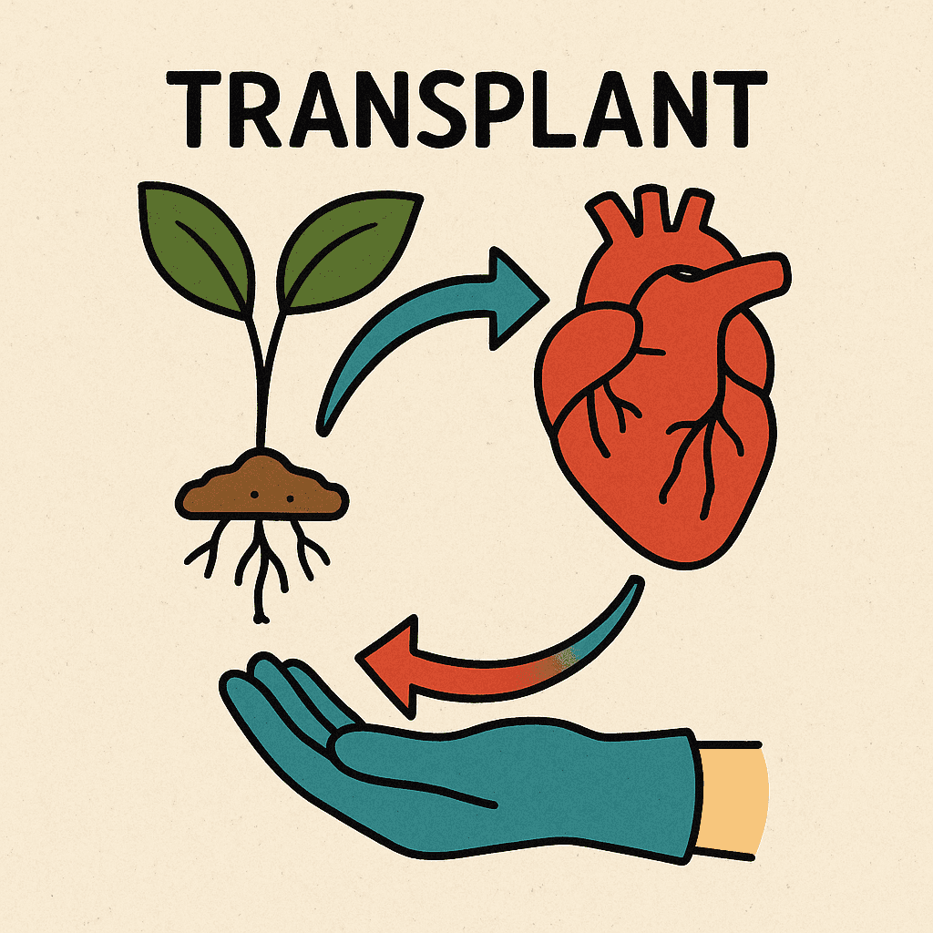 transplant meaning and examples thumbnail
