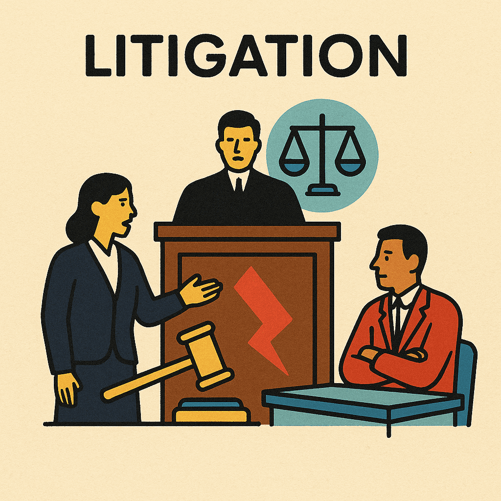 litigation meaning and examples thumbnail