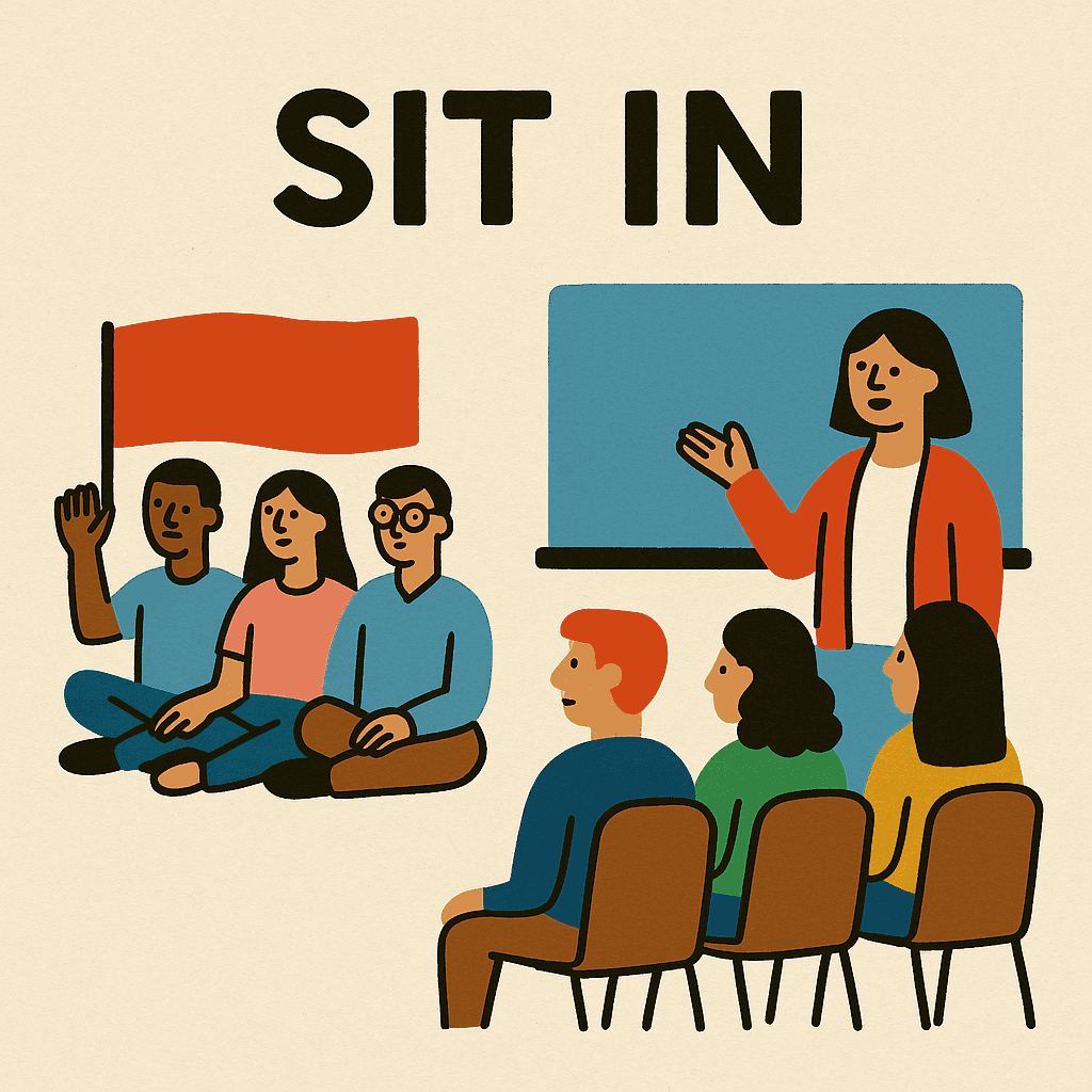 sit in meaning and examples thumbnail