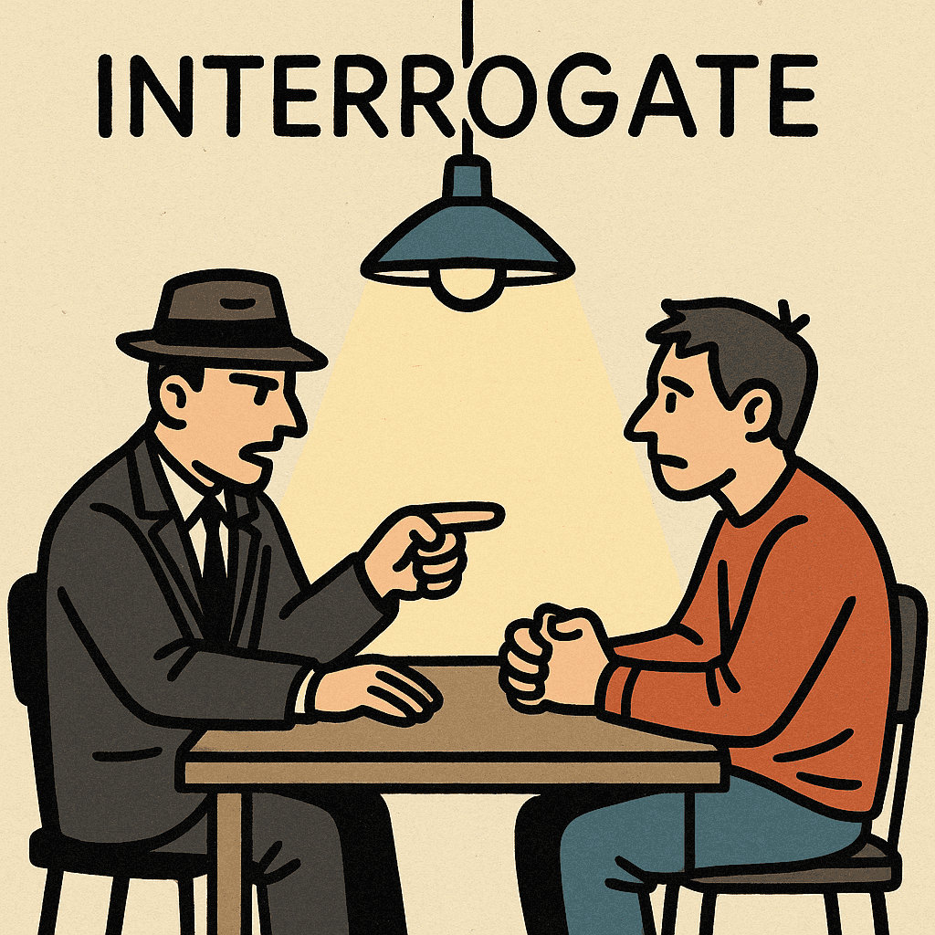 interrogate meaning and examples thumbnail