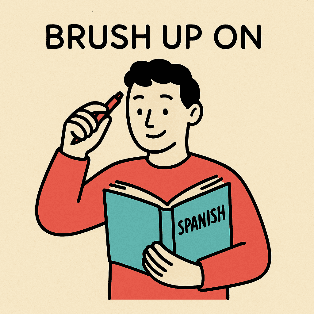 brush up on meaning and examples thumbnail