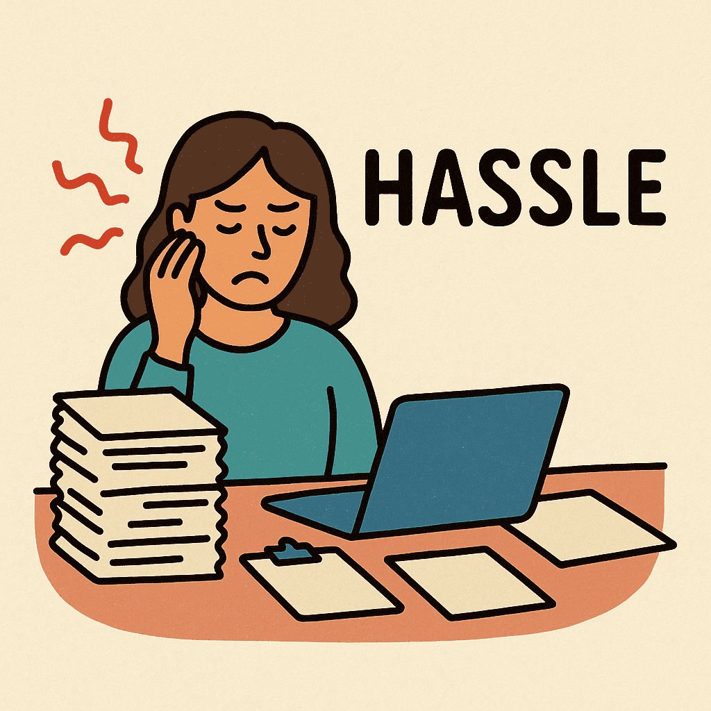 hassle meaning and examples thumbnail