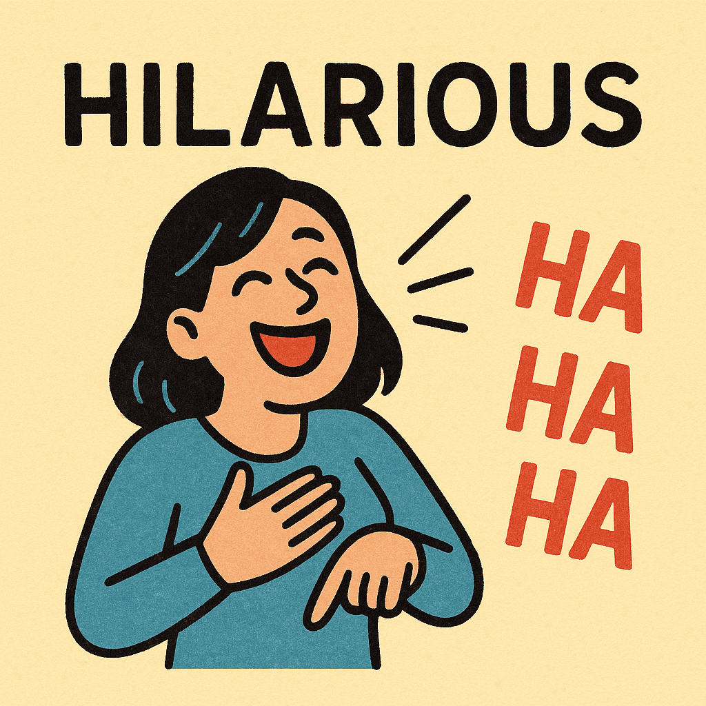 hilarious meaning and examples