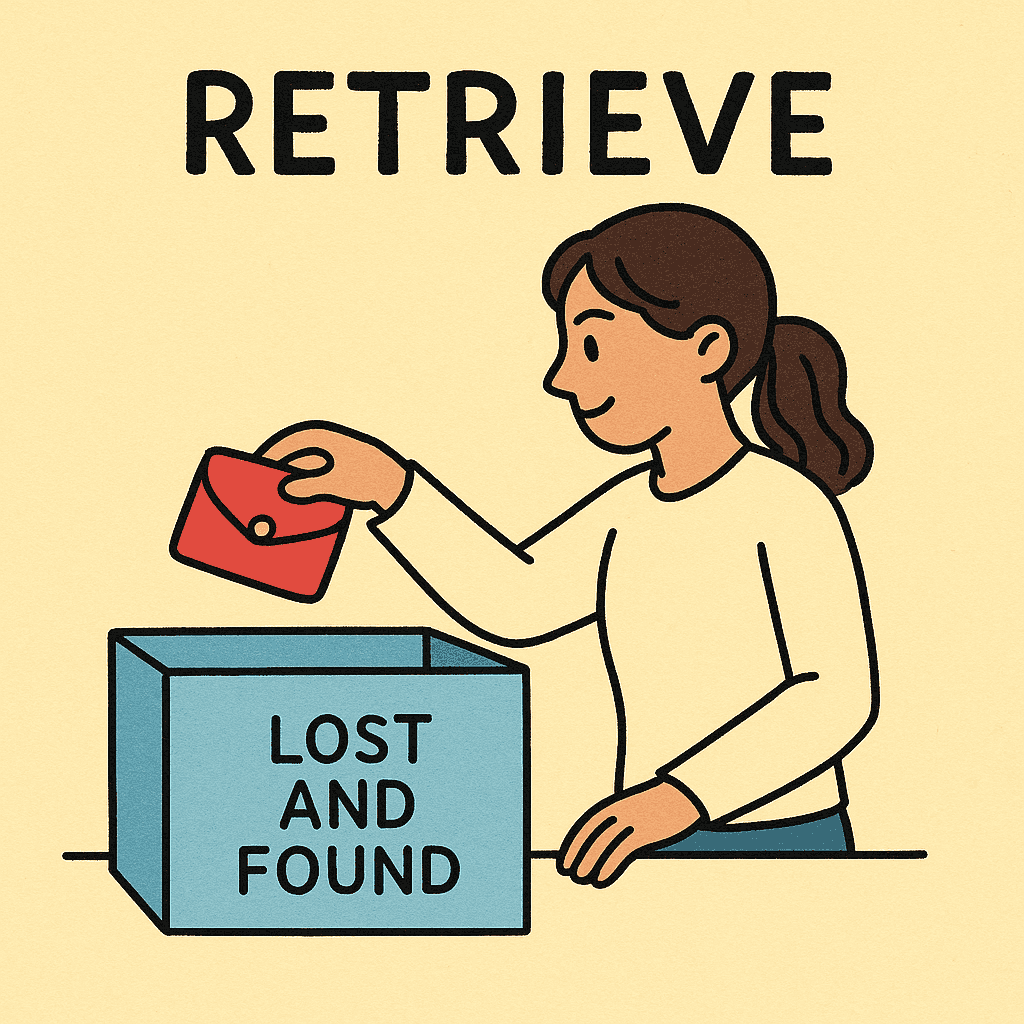 retrieve meaning and examples thumbnail