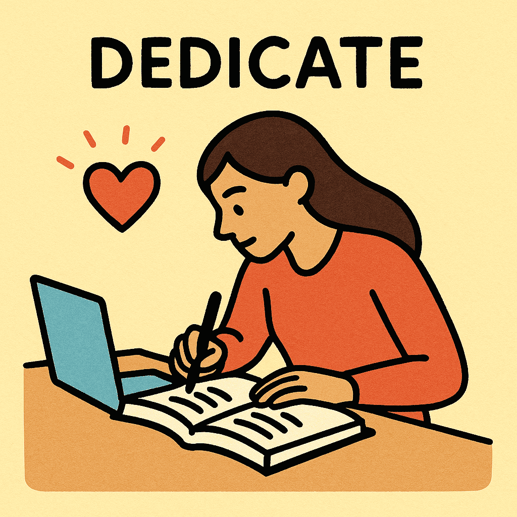 dedicate meaning and examples thumbnail