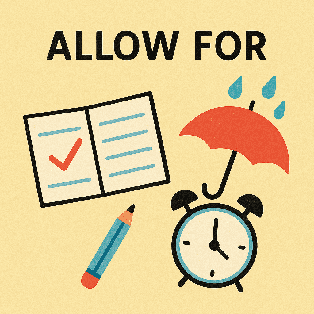 allow for meaning and examples