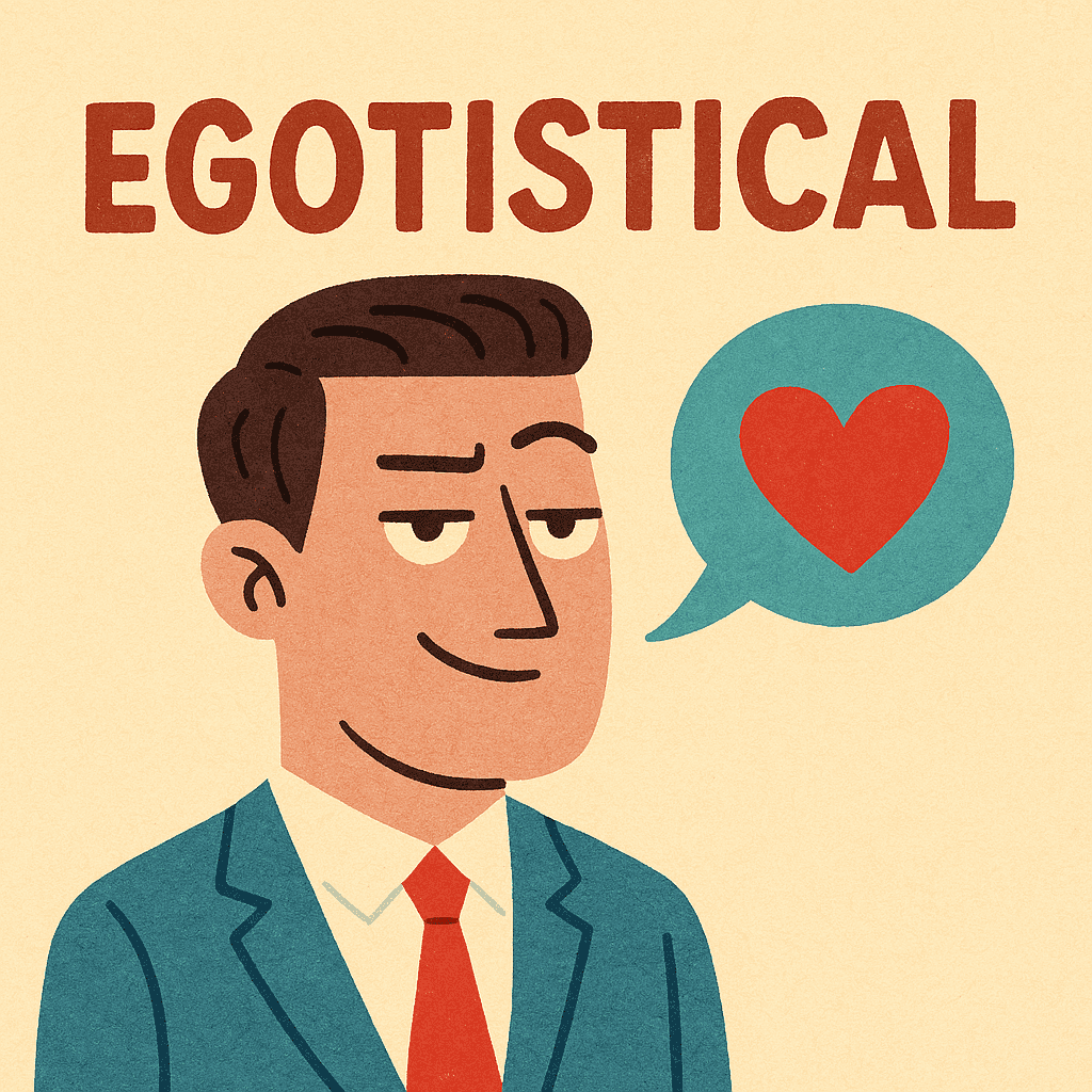egotistical meaning and examples
