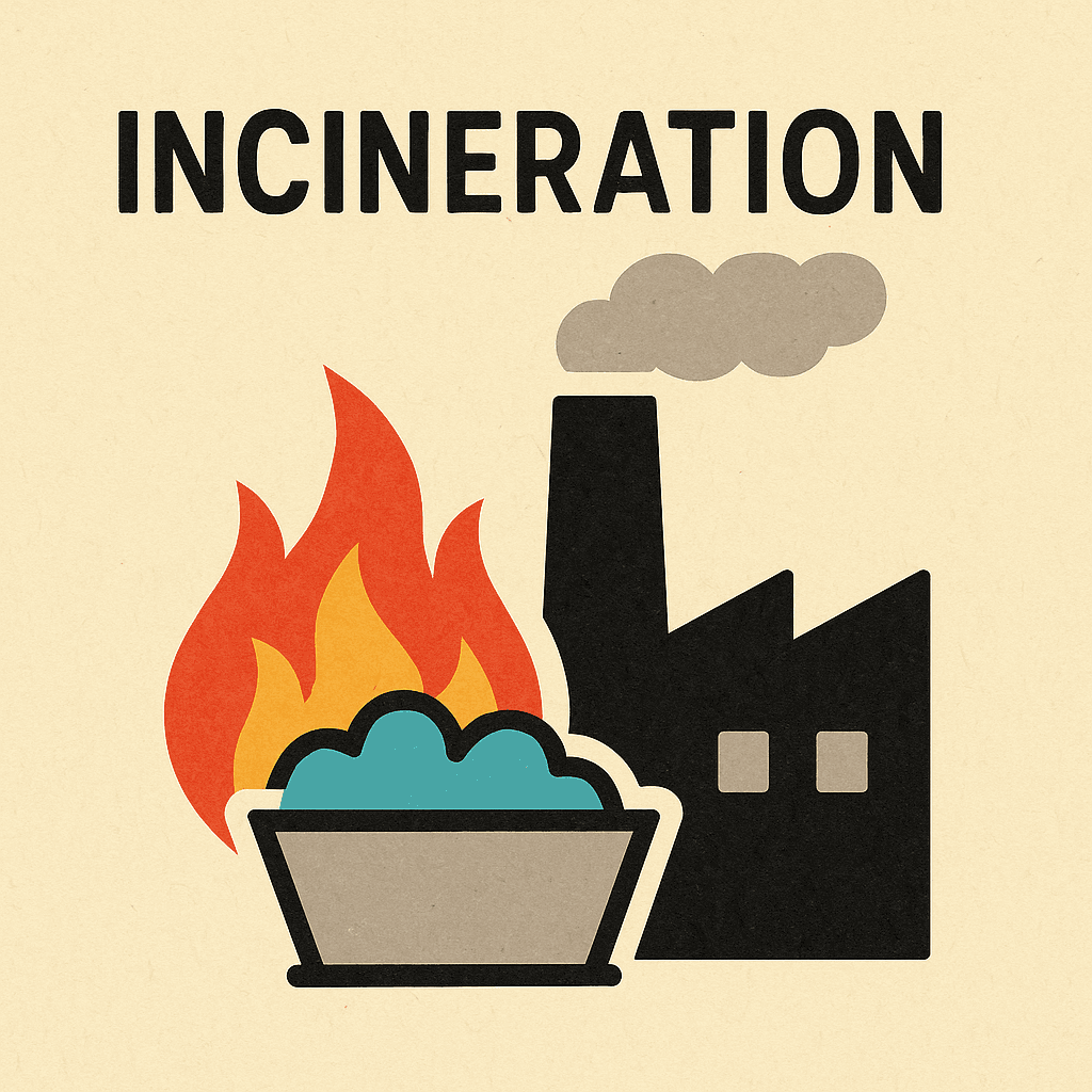 incineration meaning and examples