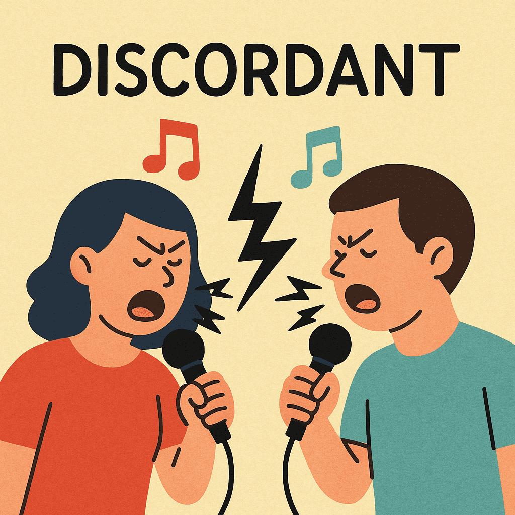 discordant meaning and examples thumbnail