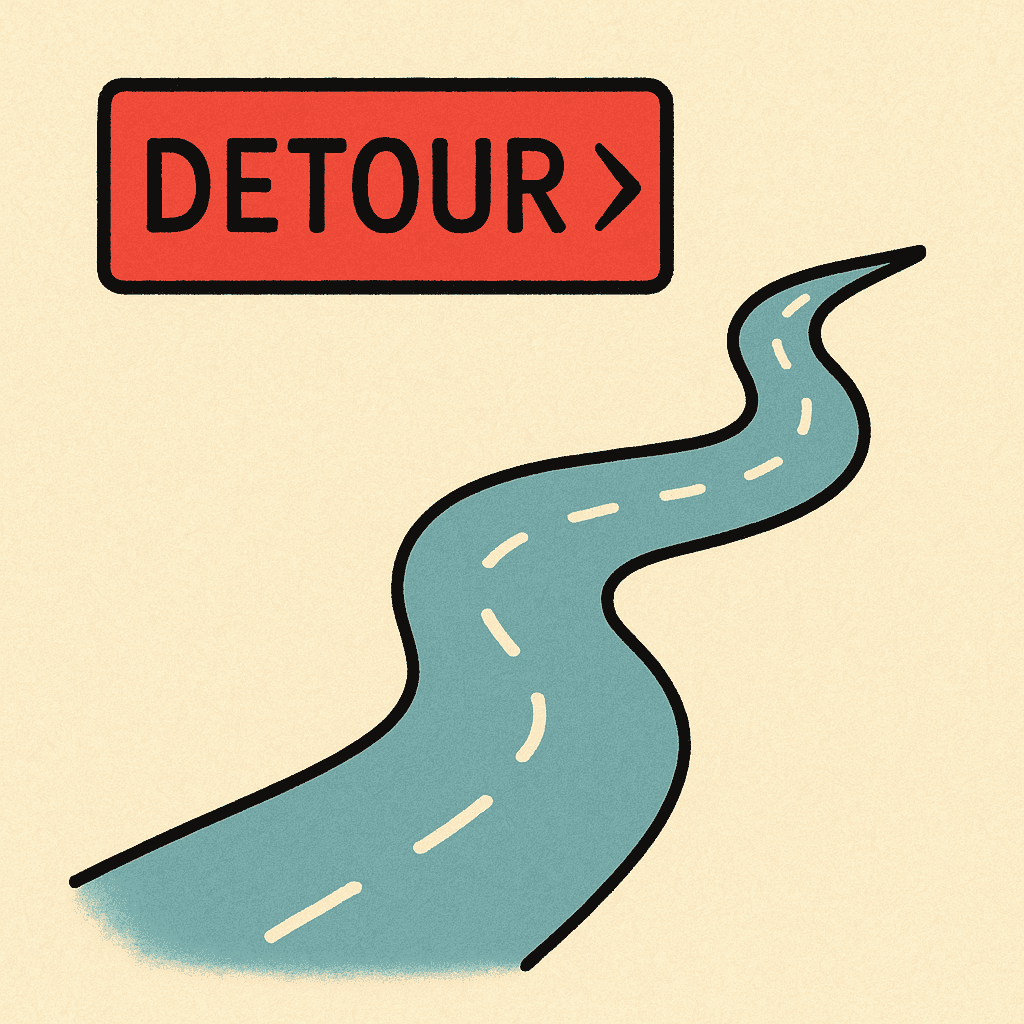 detour meaning and examples thumbnail