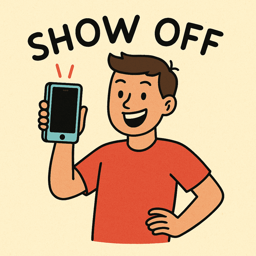 show off meaning and examples thumbnail