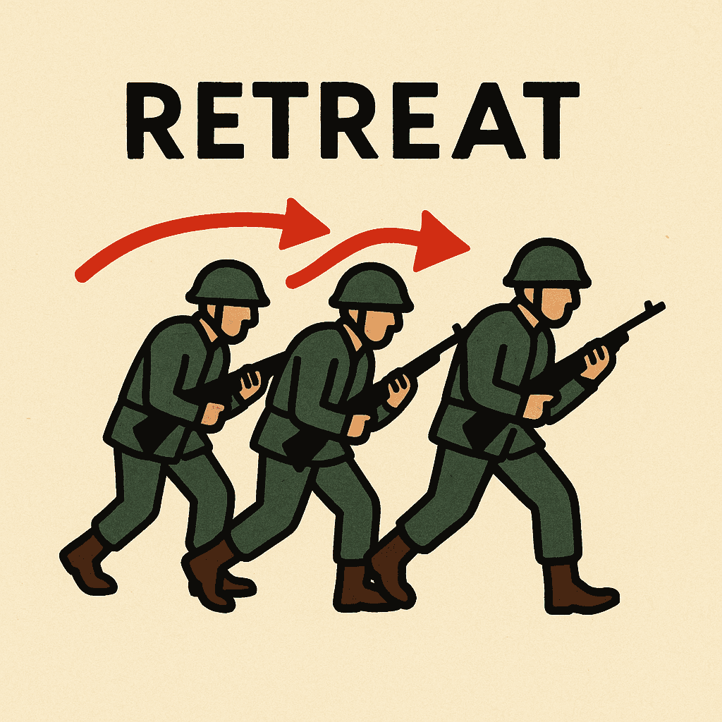 retreat meaning and examples thumbnail