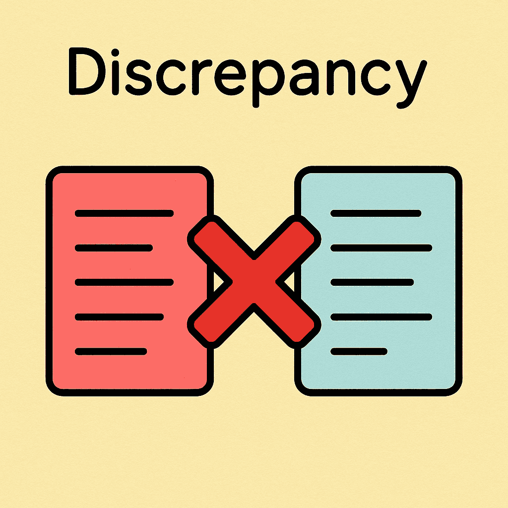 discrepancy meaning and examples thumbnail