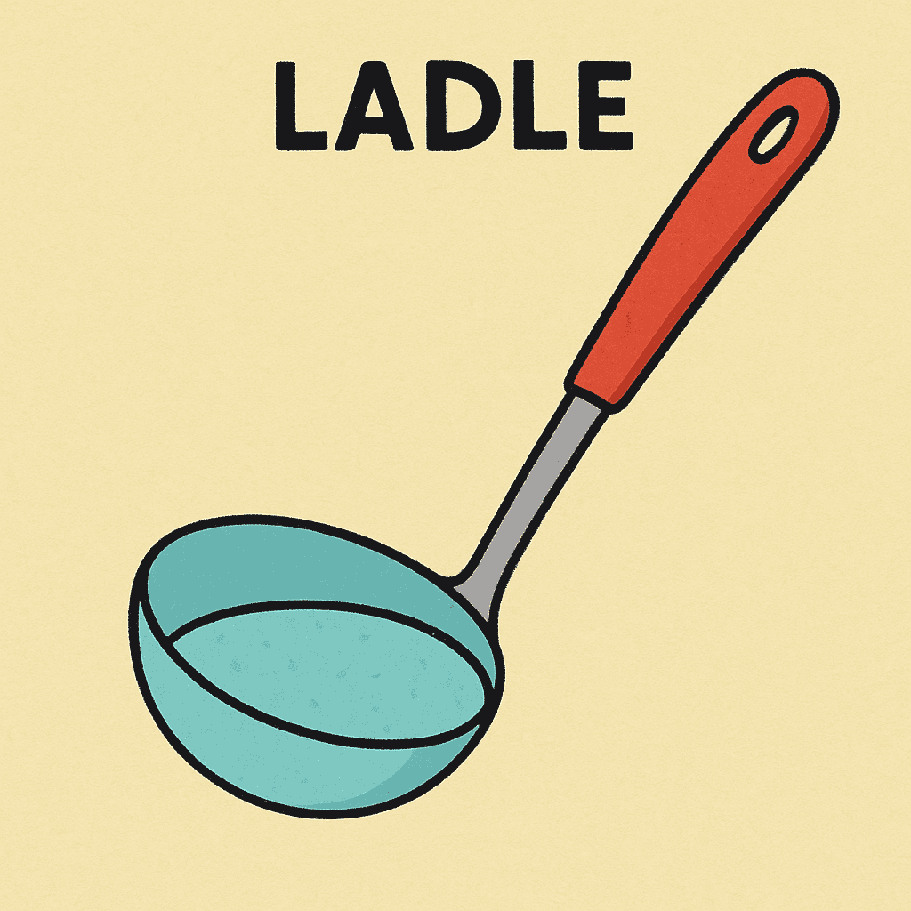 ladle meaning and examples