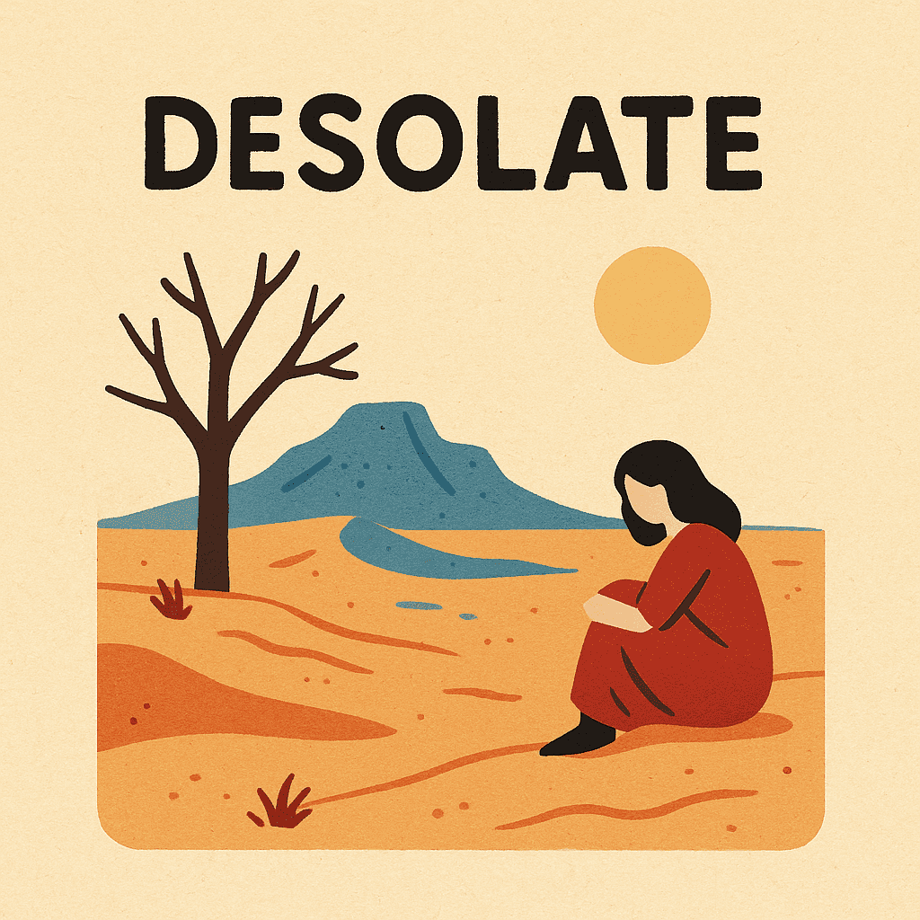 desolate meaning and examples thumbnail