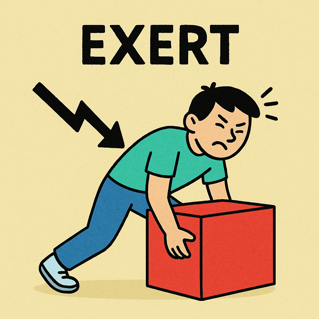 exert meaning and examples
