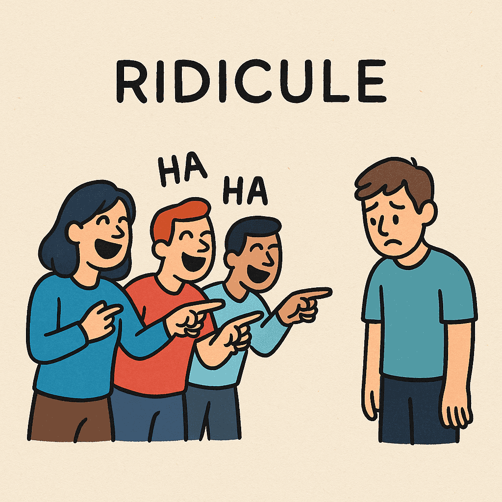 ridicule meaning and examples thumbnail